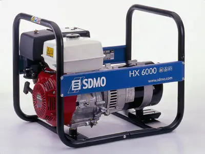 Portable generator 230V, 6kW, petrol